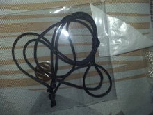 Pulsera con inicial de cuerda roja para hombre y mujer, brazalete hecho a mano con letras de acero, 26 letras