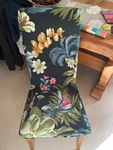 Chair Case Universal Home Removable Restaurant Modern for Party Washable Size-Printed
