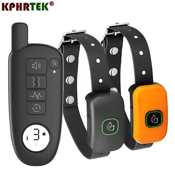 

With 2 Collars Waterproof Dog Shock Training Collar With Electric Shock 300g34e