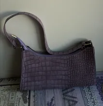 Bolso Baguette de piel de cocodrilo para mujer, bolsas de mensajero de hombro para mujer, bolsos de cuero de marca de lujo, bolsos cruzados, novedad de 2020