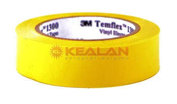 

3M temflex 1300 insulating tape yellow PVC