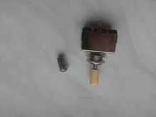Internal Thread 3.5mm Brass Electric Guitar Toggle Switches Knobs Tip Cap Button
