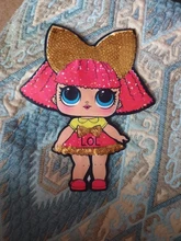 LOL surprise-pegatinas de ropa de muñecas para niñas, parche decorativo bordado para fiesta de cumpleaños