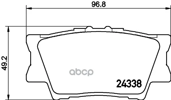 Колодки Тормозные Дисковые, Комплект Hella 8db355006881 HELLA арт. 8DB355006881