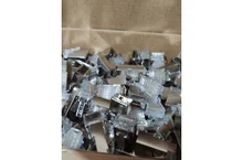 Modular-Plug Shielded Cat6-Connector 8p8c-Ends Gold-Plated Pass-Through Zoerax RJ45 3-Prong