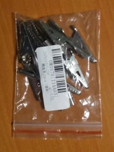 Cable Probe-Clamps Lead-Screw Electric-Test-Clips Alligator Crocodile Stainless-Steel