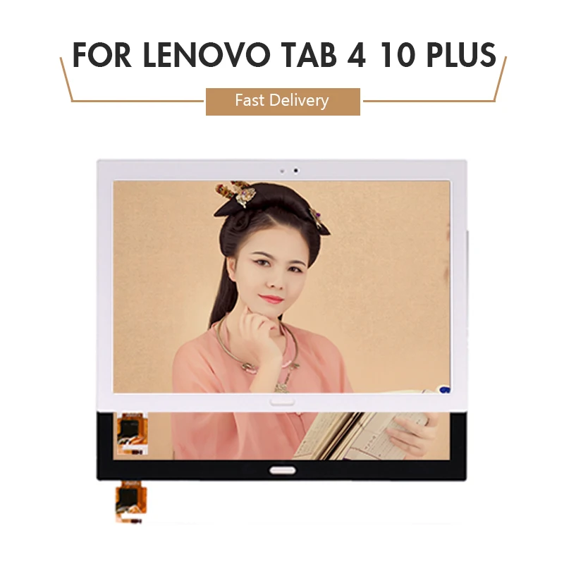 Для lenovo TAB4 TAB 4 10 plus X704 X704F X704N TB-X704 TB-X704F TB-X704N Сенсорный экран дигитайзер запасная часть Запчасти