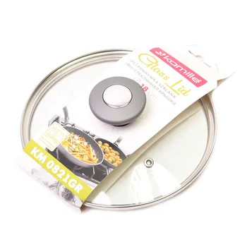 

Cover Glass 18 cm with metal rim Kamille, kml-0821gr