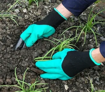 

708004 gloves for gardening with ABS plastic claws for digging