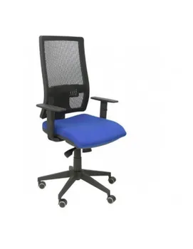 

OFFICE CHAIR WITHOUT HEADBOARD MODEL HORNA IN FABRIC BALI BLUE COLOR