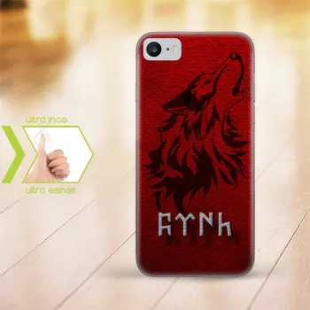 

IPhone 7 Slim Clear Silicone Phone Cover (Göktürkçe TURKISH Yazısı-3)