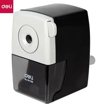 DELI ostrzarka obrotowa ołówek ołówek Cutter biuro szkoła temperówka gładkie ostrzenie akcesoria szkolne papiernicze