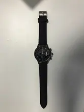 Reloj deportivo de lujo para hombres y mujeres, pulsera de cuarzo ultrafina de cuero analógico, estilo militar, a la moda