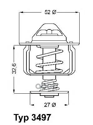 Термостат Wahler 349788d Wahler арт. 349788D