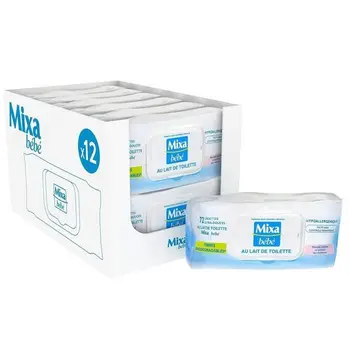 

Wipes milk MIXA BABY - 864 wipes (12 lots 72)