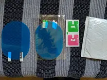 Película impermeable para espejo retrovisor de coche, 2 uds., accesorios adhesivos, antilluvia, antivaho