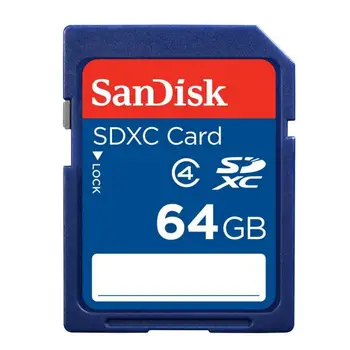

Sandisk 64GB SDXC flash Memory Card class 4