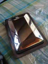 Can Balance-Swing Trash-Bin Kitchen-Counter-Top Garbage Stainless-Steel Flap-Lid-Cover