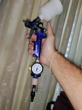 pistola de pintura, manómetro de regulador de aire + herramienta de filtro de trampa de agua en línea + adaptador JP/EU/US, herramientas neumáticas, accesorios para aerografo