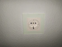 Coswall-Panel de alimentación de vidrio templado para pared, enchufe con conexión a tierra 16A, enchufe europeo, ruso, España, con cerradura protectora para niños