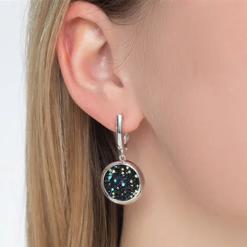 Серьги SOKOLOV из серебра с кристаллами Swarovski