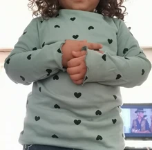 LILIGIRL 100% Cotton Girls T-Shirt Long-sleeve Baby Kids Turtleneck Bottoming Bottoming