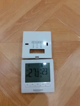 Regulador de temperatura de calefacción de caldera de Gas programable, termostato de batería AA con bloqueo de Chico, Control manual