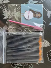 OKAYLASH 50 unids/lote mango negro Gel reutilizables de arte clavo cepillos pintura bolígrafo belleza maquillaje herramientas