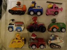 Figuras de acción de la Patrulla Canina, coche de rescate, modelo de figuras de acción, Chase, Ryder, chico