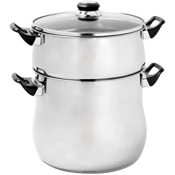 

CREALYS 505707 cup couscous stainless steel 8l induction