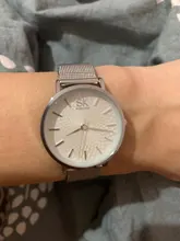 Watches Women Mesh Stainless-Steel Top-Brand Ladies Lady Luxury SK Clock Casual Relogio