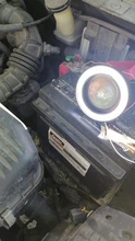 DRL Universal Car-Headlight-Lamp Fog-Lights Daytime Led Cob-Angel-Eyes 64mm 89mm 76mm
