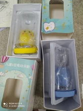 XaoMi-cepillo de dientes eléctrico inteligente de silicona para chicos, ultrasónico, automático, con patrón de dibujos animados, 360 grados