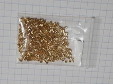 500 Uds 1,5 2,0 2,5mm cuentas engastadas de cierre de tubo de cobre dorado cuentas espaciadoras de tope para la fabricación de joyas suministros collar