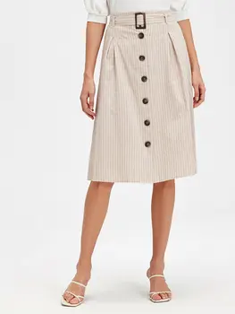 

Arched Striped Skirt