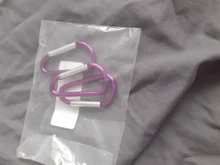 Mosquetón con Clip D, cierre de resorte, llavero de gancho para acampada, mosquetón pequeño de bloqueo