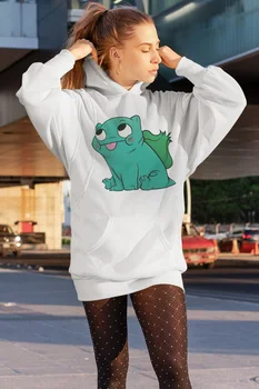 

Angemiel Wear Balbazar Pokemon White Dress Sweatshirt Tunik