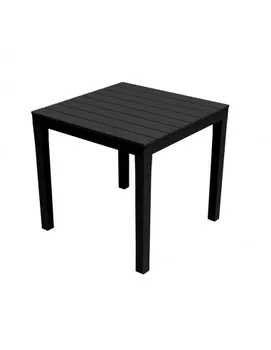 

Square table color black 78x78x72cm