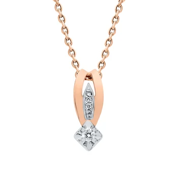 

Gold pendant with diamonds sunlight sample 585