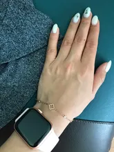 JeeMango de acero inoxidable Flor de cristal CZ colgante de planta pulseras para las mujeres cadena de oro rosa y pulsera de enlace pulsera JB19114