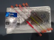 Flotador de pesca de agua dulce, 1 unidad, tubo de regalo, Balsa de agua superficial, boya de cruciano, aparejos de pesca, accesorios