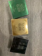 Mascarilla de colágeno con perlas negras, parches de Gel hidratante Natural para los ojos, elimina las ojeras, bolsa antiedad, cuidado de la piel, 60 uds.