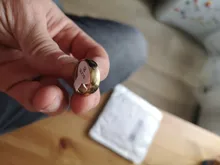 Anillos de acero inoxidable para hombre y mujer, anillo de titanio