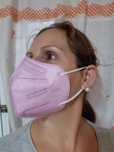 Mascarilla facial protectora KN95 con filtro de 5 capas, máscara facial PM2.5 Fp2 con elásticos para las orejas, para el cuidado de la salud, CE FFP2, envío rápido