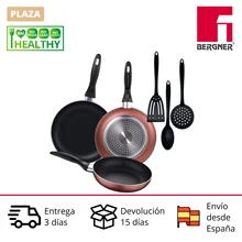 BERGNER Masterpro Sarten in pressed aluminum + vinaglass and ...