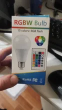 Spotlight-Bulb Bombillas Led-Rgb-Lamp Remote-Control Dimmable E27 110V 220V 10W 2835