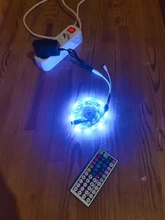 5M-30M tira de LED de 5050 de 2835 IP20 RGB banda LED Luz de cinta a rayas DC 12V diodo RGB cinta IR adaptador de controlador