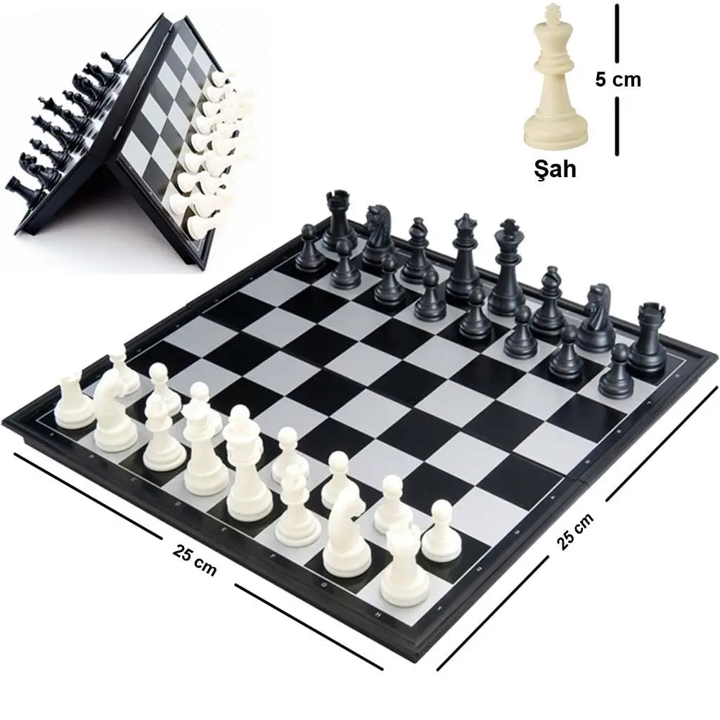 Магнитный Шахматный набор складной 25x25 см набор|Настольные игры| |