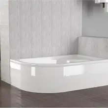 Duşakabincim 80x110 см Asimetrik Овальный Oturmalı мини Küvet Sağ