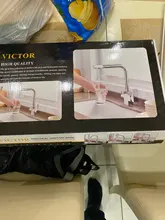 XOXO-grifo con filtro de agua potable para cocina, rociador con un solo orificio y rotación de 360 grados, CON MEZCLADOR montado en cubierta para fregadero, 81018